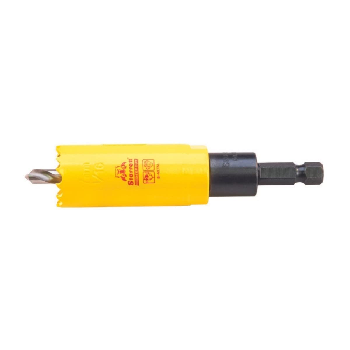 Starrett Bi-Metal Deep Cut Hole Saw with Arbor and