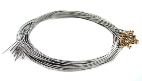 12-pack 34ga. (.034") Nickel-Wound Electric Guitar Strings - Made in the USA!