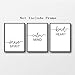 LHIUEM Inspirational Typography Art Print Painting, Letterings Cardstock Art Poster Motivational Quote Prints Wall Art Decor (set of 3, 8’’ x 10’’,Unframed)