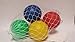 Wealers Beach Paddle Ball Replacement, High Visibility Assorted Colors (5 Pack)