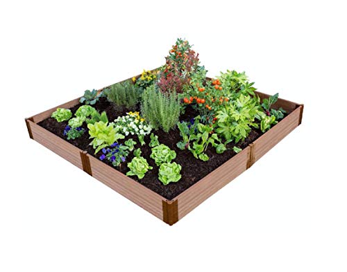 Frame It All 1-inch Series Composite Raised Garden Bed Kit – 8ft. x 8ft. x 11in.