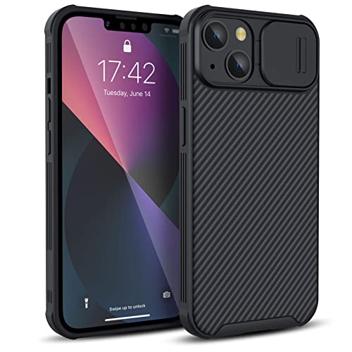 CloudValley Designed For IPhone 13 Pro Max Case With Slide Camera Cover, Shockproof Soft Rubber Bumper & Hard Back Protective Case For IPhone 13 Pro Max 6.7 Inch (2021)-Blue - View #5