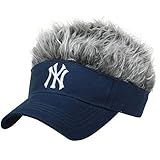 MLB New York Yankees Flair Hair Adjustable Visor, Navy