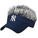 MLB New York Yankees Flair Hair Adjustable Visor, Navy
