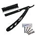 Hair Shaper Blade NAVAJA DE Pelo SHAVETTE Barber Razor 5 Replacement Blades Heavy Handle Eyebrows Razor Pen