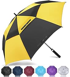ZOMAKE Large Golf Umbrella 62 Inch - Double Canopy