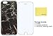 iPhone 6s Plus Case, iPhone 6 Plus Case, IiEXCEL Marble Pattern Black Soft Flexible TPU Slim Fit Cover Case and Glass Screen Protector for iPhone 6s Plus/iPhone 6 Plus (Color 1)