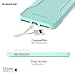 SaharaCase Classic Protection Kit Bundle with [ZeroDamage Tempered Glass Screen Protector] for iPhone SE 2020 (Gen 2), 8 & 7 Rugged Slim – Aqua Teal