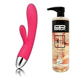 Svakom Lorna Luxury Touch Sensor Activation Massager and 17 Oz Premium Hypoallergenic Water-based Lubricant Premier Gel Plus