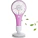 Personal Electric Fan, Tonyhoney Mini Handheld Portable Battery Operated Fans Small USB Rechargeable Fan for Room Desk, Outdoor Travel & Camping (Macaron Pink)