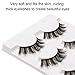 DYSILK 3 Pairs 6D Faux Mink Eyelashes Fluffy Wispy Natural False Eyelashes Soft Handmade Long Fake Eyelashes Reusable Extension Makeup Lashes Black