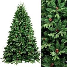 Addobbi Natalizi Amazon.Acquaverde Albero Alberi Di Natale Per Addobbi Natalizi Arredo Casa Arredo Natale H 200 Molto Folto Con 857 Rami E Pigne Amazon It Casa E Cucina