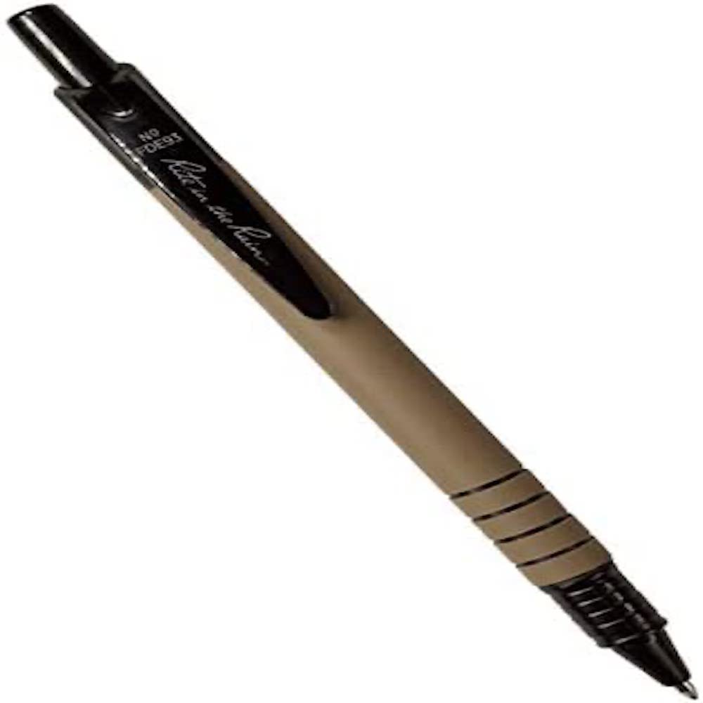 Rite in the Rain All-Weather Clicker Plastic Pen FLAT DARK EARTH/Black Ink, Brown