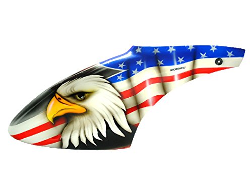 Microheli Airbrush Fiberglass Eagle Head Canopy - BLADE 500X/3D Microheli Airbrush Fiberglass Eagle Head Canopy - BLADE 500X/3D