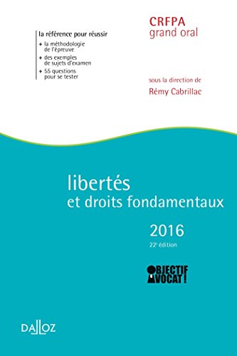 Libertés et droits fondamentaux 2016
