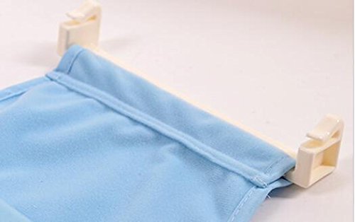 Topwon Baby Bath Seat Non-Slip Newborn Baby Bathtub Seat, Adjustable Versatile, Keep Baby Safe, Blue (A) - Thumbnail 5