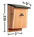 Sparkleberry Industries Bat House - Bat Shelter Pest Control Premium Quality Bat Shelter and Nesting Box - Hand Crafted Bat Home for a Dozen Bats - Amazing Customer Service