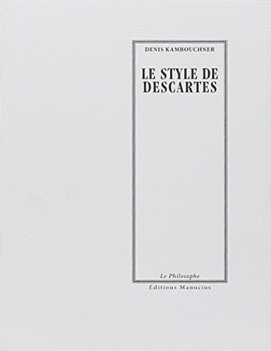 Le  style de Descartes