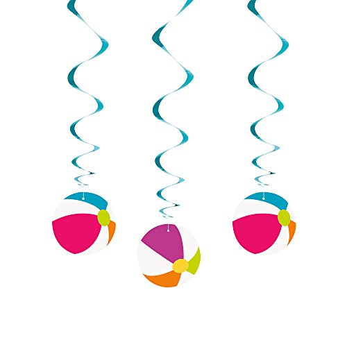 26 Hanging Beach Ball Summer Party Decorations 3ct Buy Online