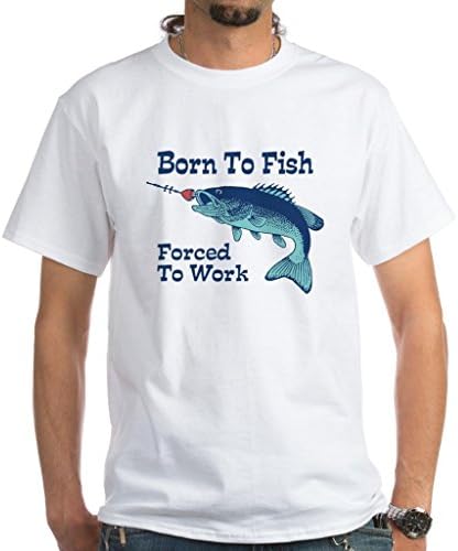 Poppylife Caught Hook Line Sinker Married Crew Neck White T-Shirt,M