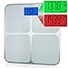 Smart Weigh Digital Body Weight Scale with Weight Tracking and Step-On Technology, 440 Pounds, Recognizes and Stores 8 Users [2017 Upgraded Version]