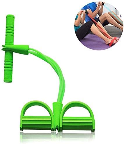 NBWS 4-Tube Foot Pedal Building Resistance Band Elastic Sit Up ...
