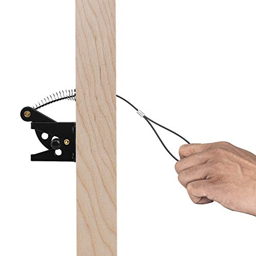 Gate Latch Cable Pull Gate Opener Adjustable from 2" to 6" Posts