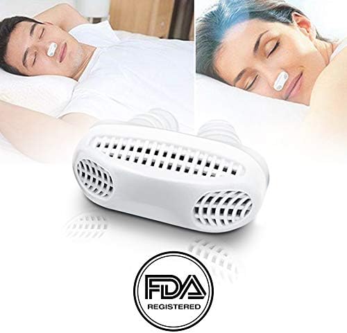 Snore Stopper, Kblaine 2-in-1 Silicone Anti Snoring Nose Vents Snore Stopper Devices Best Sleep Aid Solution – White