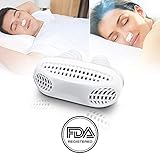 Snore Stopper, Kblaine 2-in-1 Silicone Anti Snoring Nose Vents Snore Stopper Devices Best Sleep Aid Solution – White