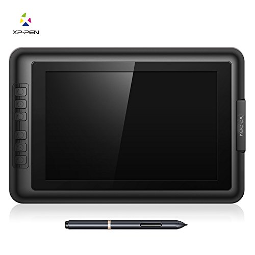 XP-Pen Artist10S 10.1" IPS Graphics Drawing Monitor Pen Monitor Pen Display with Clean Kit and Drawing Glove (Black) (Artist10S)
