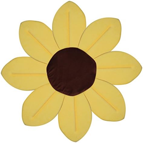 Bathtub Lotus Cushion Baby Soft Cushions Bath Cushion Seat Flower Shape Infant Sink Bath Lotus Mat for Baby Bath(yellow)