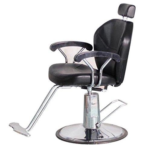 shengyu Hydraulic Reclining Barber Chair Salon Shampoo Beauty Spa Equipment (Black)