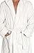 Alexander Del Rossa Mens Turkish Terry Cloth Robe, Thick Hooded Bathrobe, Large XL White (A0105WHTXL)