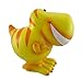 Children`s Jumbo Yellow T-Rex Dinosaur Coin Bank