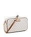 MICHAEL KORS Jet Set Medium Logo Crossbody, Vanilla
