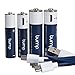 Bump AA/AAA USB Rechargeable Polymer Lithium Battery Combo 4 Pack