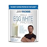 Jay Robb - Egg White Protein Powder, Outrageously Delicious, Vanilla, 21 Servings (24 oz)