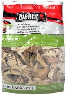 Weber 17138 2 lb Apple Wood Smoking Chips - Quantity 6 bags