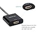 MOKiN USB 3.1 USB-C(Type-C) To HDMI Adapter Cable, HDMI Output Max 4K UHD And Compatible With Thunderbolt Port 3 For Type-C Output Device – Black