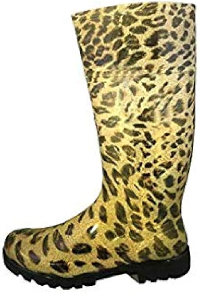leopard rain boots amazon