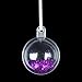 vLoveLife 30mm Clear Plastic Acrylic Fillable Ball Ornament Crystal DIY Round Bath Bomb Mold Plastic Balls - Pack of 12