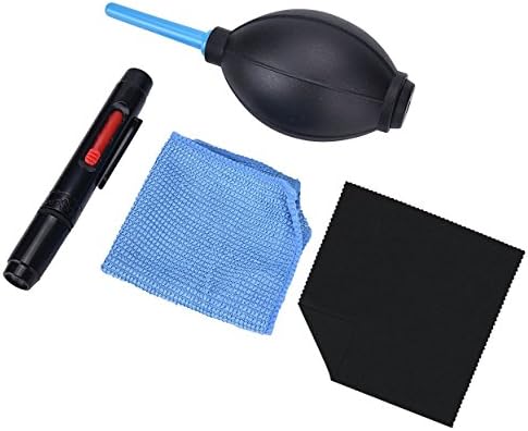 Professional 4 in 1 Lens Cleaning Kit Dust Pen Blower Microfiber Cloth for Canon Sony Nikon DSLR Camera Accessory