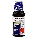 Coricidin HBP Nighttime Multi-Symptom Cold Liquid Cherry 12 oz (Pack of 3)