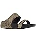 FitFlop Womens Lulu Superglitz Slide Synthetic Sandals