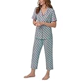 BedHead - Jersey Knit Capri PJ Set - Dog Walk - Medium