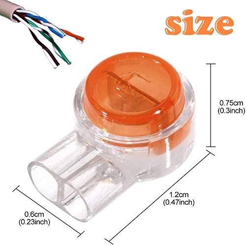 BITEFU 300pcs Scotchlok UY Connecteur Etanche,Connecteurs de CâBle Remplis des RéSines Colliers de Connexion Pour Jardin & ExtéRieur la Tondeuse à Gazon Robotique - Home Robots BITEFU 300pcs Scotchlok UY Connecteur Etanche,Connecteurs de CâBle Remplis des RéSines Colliers de Connexion Pour Jardin & ExtéRieur la Tondeuse à Gazon Robotique - Home Robots