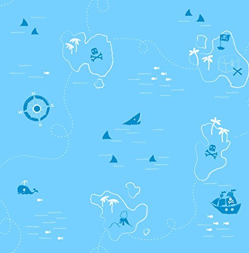 Fun4WallsCharlie Blue Treasure Map Wallpaper