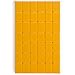 Yellow Mountain Imports Japanese Riichi Mahjong Set - White and Yellow Standard Size Tiles - with East Wind Tile and Black Vinyl Case