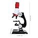 Aolvo Beginner Microscope Kit with Prepared Slides, Entry Level STEM Microscope with Accessory Kit, LED 100X, 400x, and 1200x Magnification Kids Science Toys, Educational Toy Birthday Present
