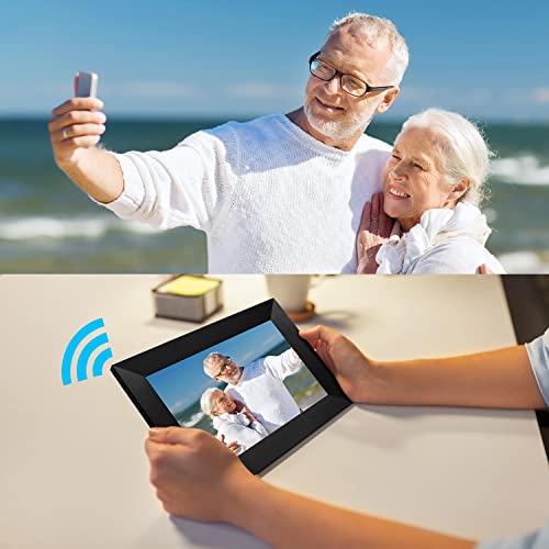 Digital Photo Frame Hyjoy WiFi Digital Picture Frame 8 Inch with IPS HD